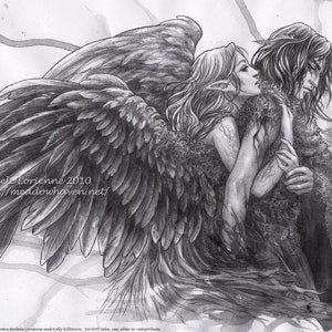 Original fantasy art print &quot;Divide the Sky&quot;