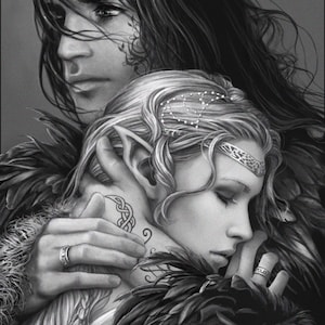 Original fantasy art print: &quot;Beloved&quot;