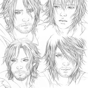 Crayon Noctis FFXV, impression d&#39;art Sketchpage #2