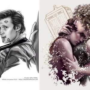 Doctor Who art prints: &quot;Hello Sweetie&quot;
