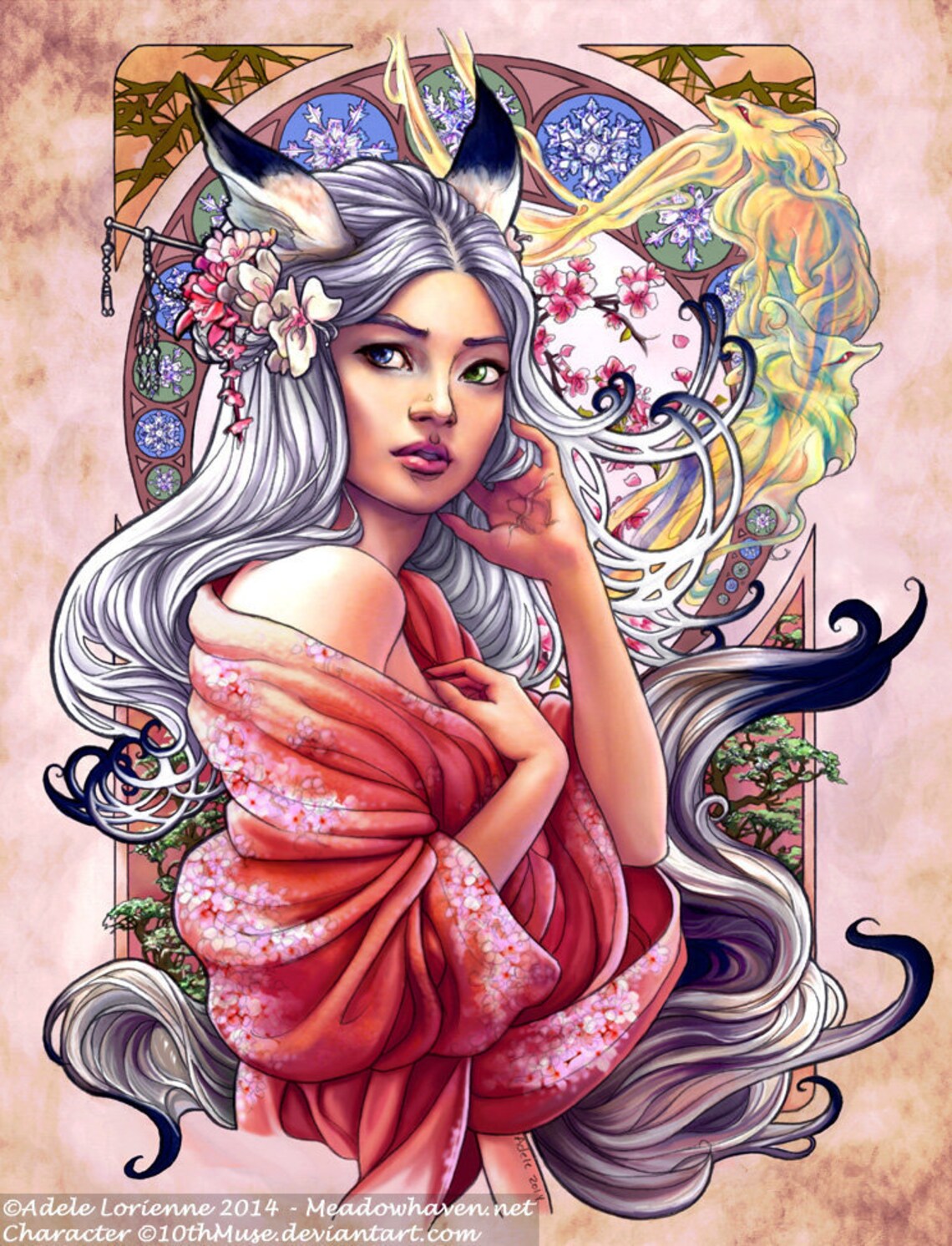 Original Fantasy Art Print beautiful Secrets Etsy