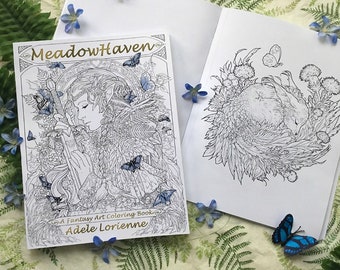 MeadowHaven Fantasy Art Malbuch