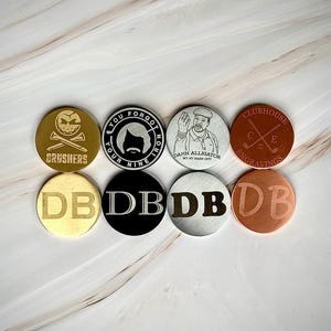 Personalised Golf Ball Marker | Custom Golf Gift | Golf Accessories
