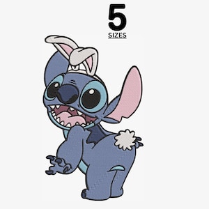 Stitch embroidery design, Easter stitch embroidery design, Stitch heart machine embroidery design, Digitizing embroidery pattern, 5 Sizes