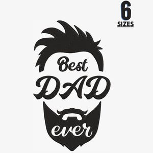 Dad Embroidery design, Best Dad Machine Embroidery Design, Father&#39;s Day Designs, Dad Sweatshirt Embroidery Files, DADDY Embroidery Patterns
