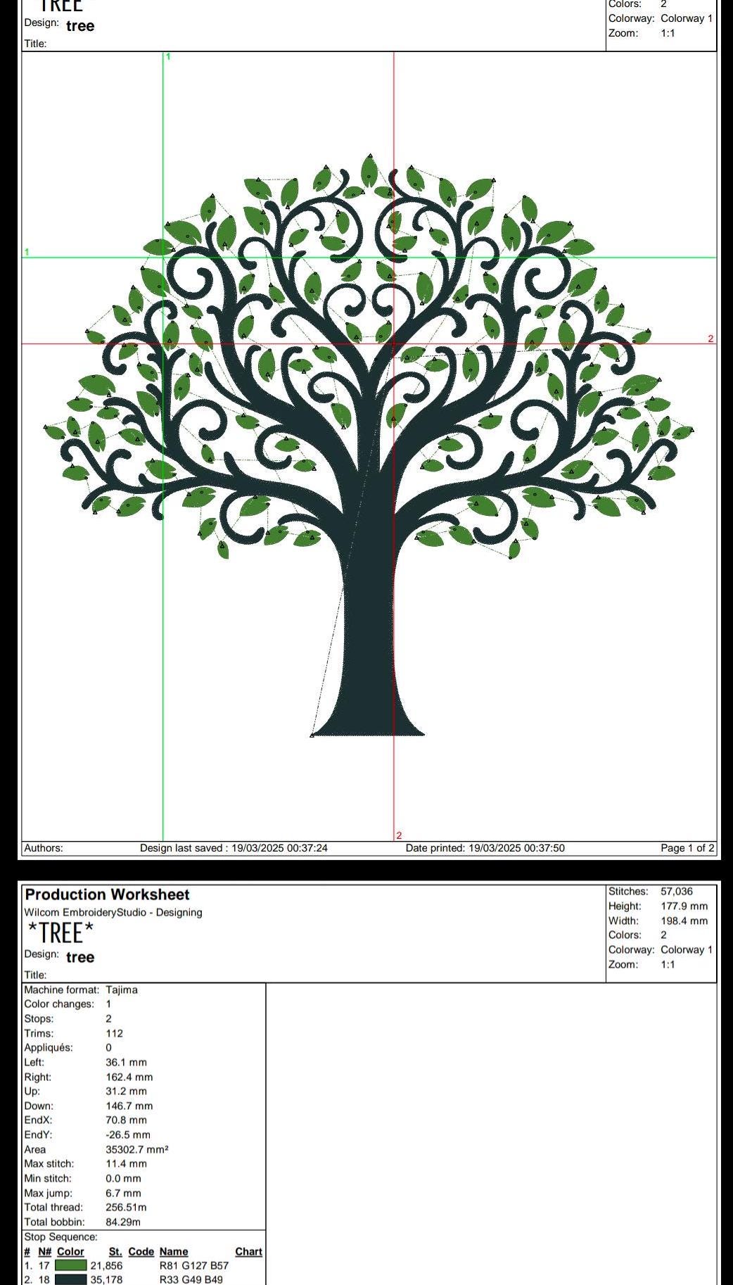 Tree of Life Embroidery Design: Machine Embroidery Pattern, 6 Sizes ...