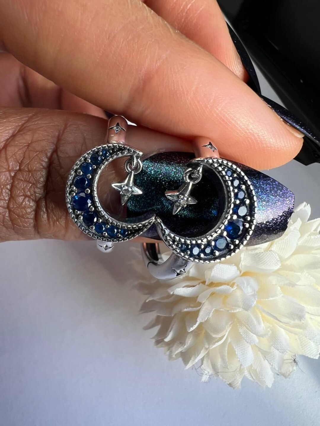 Sterling Silver Moon Charm Jewelry Collection | Crescent, Star & Animal