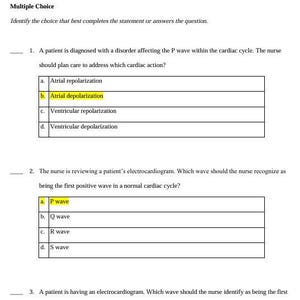 Nursing Care of Patients With Cardiac Dysrhythmias
