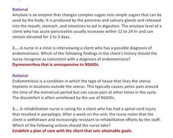 Med Surge Final Exam Study Guide