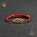 Hand-woven adjustable lucky red cord, Wealth Amulet, Buddhist Spiritual Gift, Blessing Bracelet, The Perfect Gift for Your Husband & Friends product logo