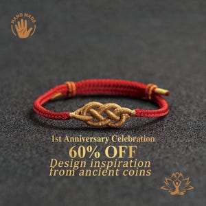 Handgeweven verstelbaar rood gelukskoord, rijkdom-amulet, boeddhistisch spiritueel geschenk, zegenarmband, het perfecte cadeau voor je man en vrienden