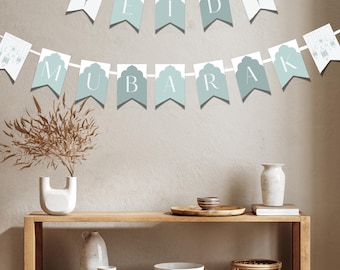 Eid Mubarak Banner: Printable Party Garland (Digital Download)