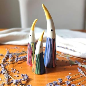 Splashwing Handmade Ceramic Bird Ornamental Figure