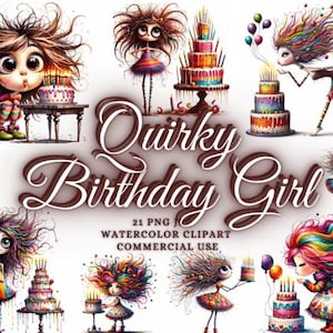 Birthday Girl PNG | Cute Birthday Cake Sublimation | High-Quality 300 DPI Digital Download | Birthday Party Shirt Design