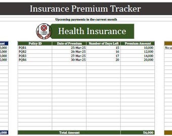 Automated Insurance Premium Tracker and Register