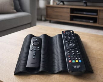 Minimalist Remote Control Holder | Modern TV Remote Organiser | Living Room Desk Tidy | 3D Printed Storage Tray