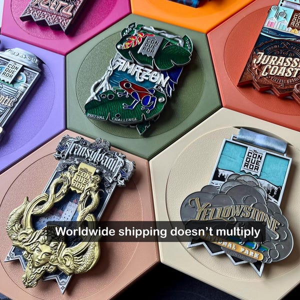 Honeycomb Medal Holder | Large | 46+ Colours | Made in The UK | Worldwide Shipping