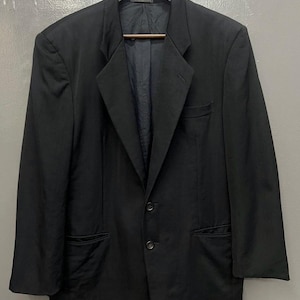 Vintage 90s Comme Des Garcons Homme Plus Silk Blazer Double