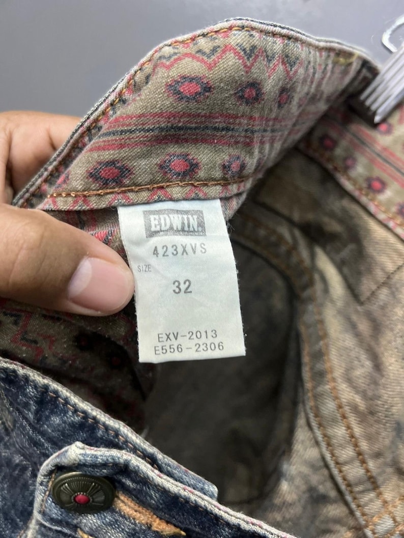 Vintage Edwin Jeans Waist 35” - Etsy