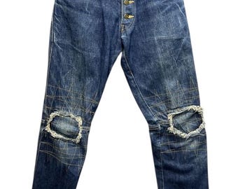 希少　レア　90年代　クリストファー・ネメス　本人期　ブラックデニムベスト クリストファーネメス 90年代 デニム 希少 レア 90年代 クリストファー