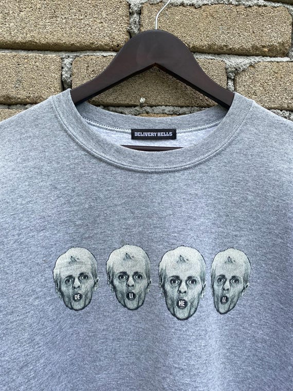 Flagstuff Delivery Hell Face Print Sweatshirt - image 7
