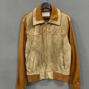 メンズ 60s Richman Brothers Suede Zip Parka