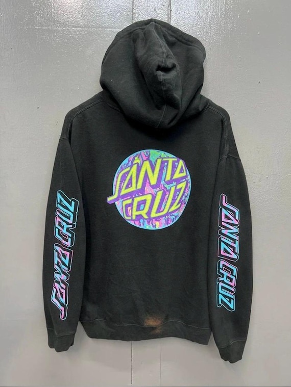 ヤ*佐様 90s SANTA CRUZ Logo Hoodie L Vintage Santa Cruz Hoodie Big Logo - Etsy