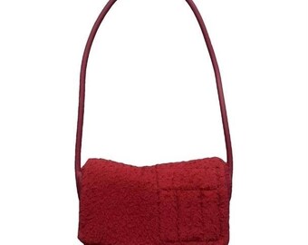 バッグ MIU MIU Leather Shoulder Bag Y2K Y2k Vintage MIU MIU Leather Handbag. Grey Quilted Shoulder Bag