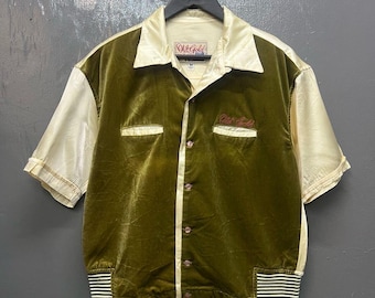 Vintage Old Gold Strike Bowling Shirt Made In USA