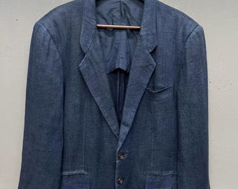 COMME des GARÇONS HOMME PLUS '90 S Vintage 90s Comme Des Garcons Homme Plus Silk Double Breasted