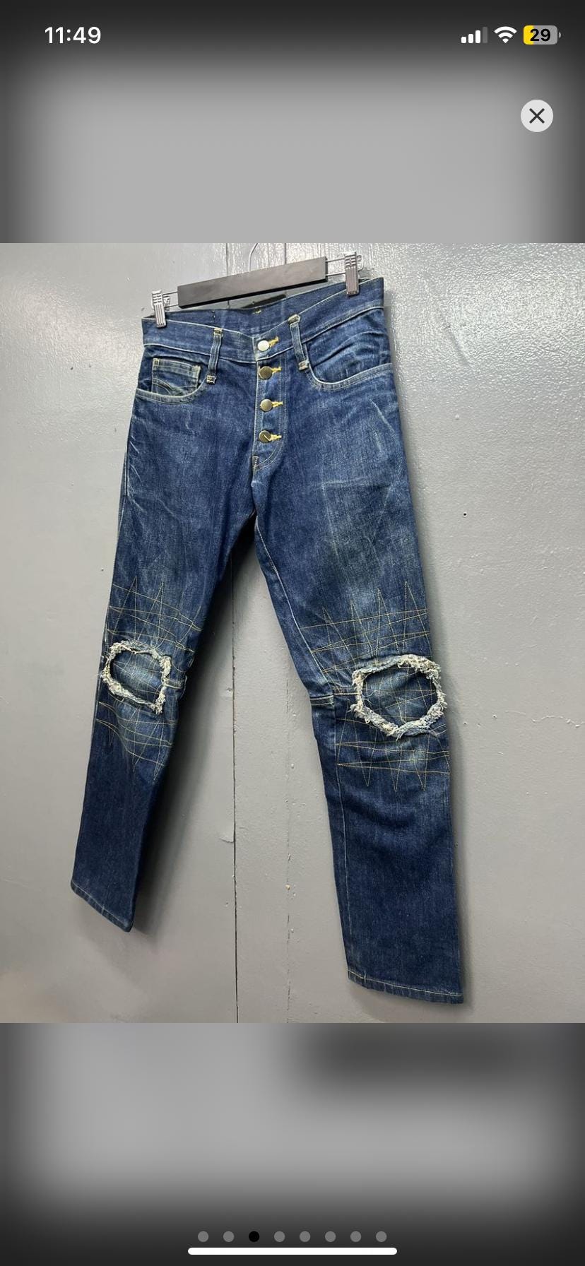 Christopher Nemeth Denim Jeans - Etsy