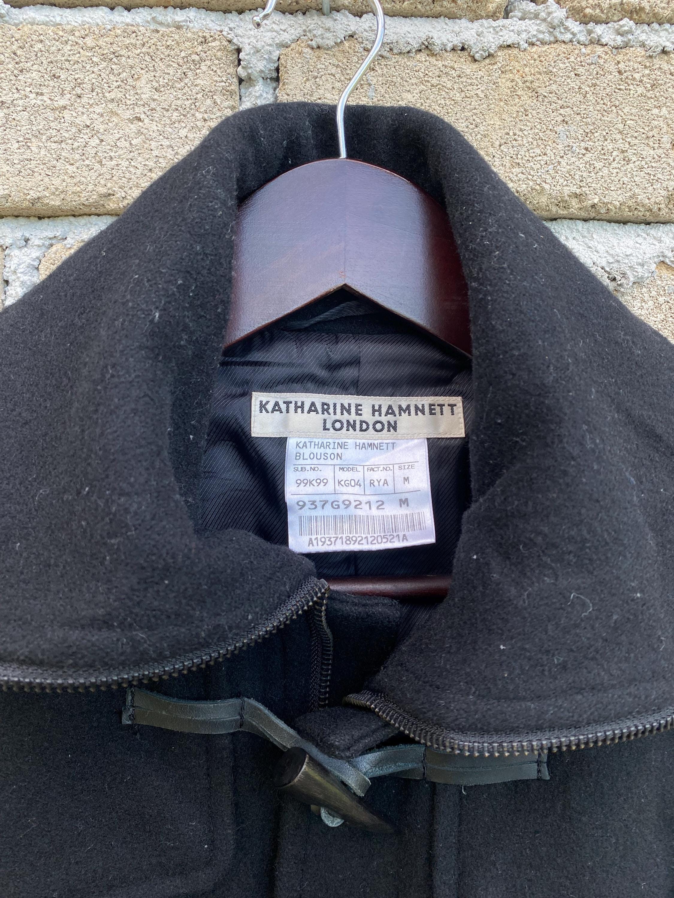 Katharine Hamnett London Duffle Wool Long Coat - Etsy UK