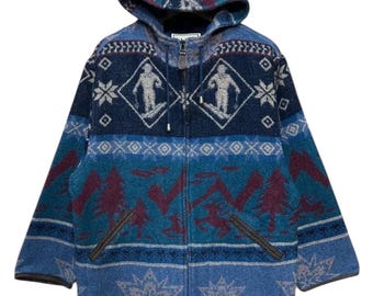 Chaqueta nativa vintage de lana LL Bean