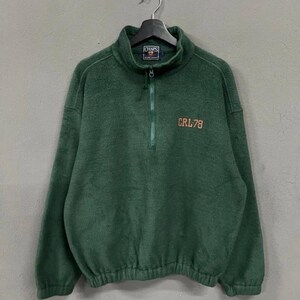 May include: A green fleece pullover with a half-zip closure and a brown embroidered logo that says "CRL 78".