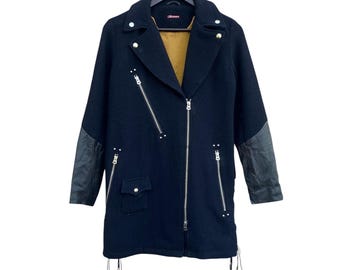 Avirex Double Collar Multizipper Hybrid Jacket