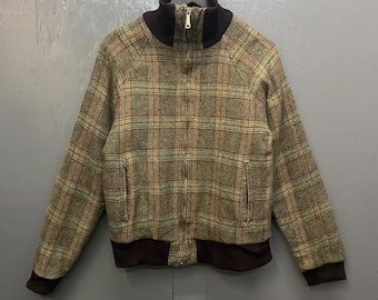 Vintage Etro Milano Plaid Tartan Jacket