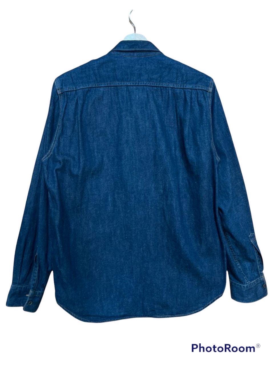 Comme Des Garcons Homme Denim Shirt - Etsy