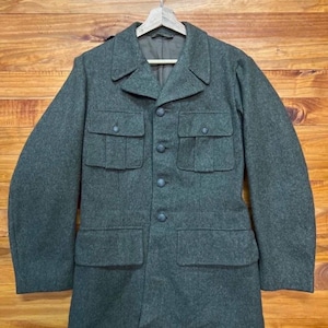 Vintage 40s Swedish Army M39 Wool Field Jacket
