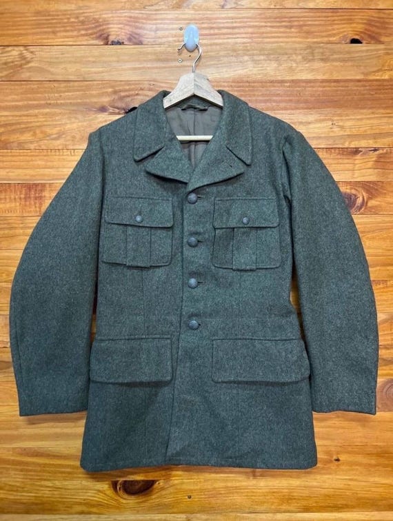Vintage 40s Swedish Army M39 Wool Field Jacket - Etsy