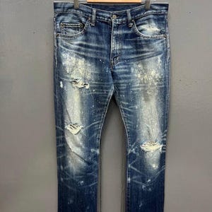 Vintage Native RNA Distressed Denim Jeans Waist 33”