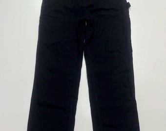 Pantalones de carpintero Carhartt vintage, talla 34, color negro