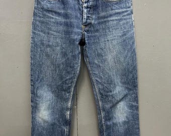 Pantalones vaqueros Helmut Lang, fabricados en Italia, talla 28”.