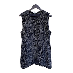 La Mode Balenciaga Paris Button Up Vest Jacket for Womens