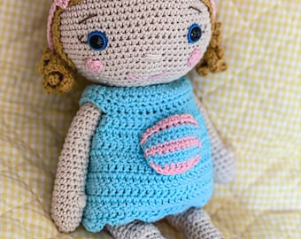 MADE TO ORDER Crochet Elina Doll | Crochet doll | Amigurumi Doll | Toys | Soft Dolls | Custom made Doll | ZipZipDreams Doll