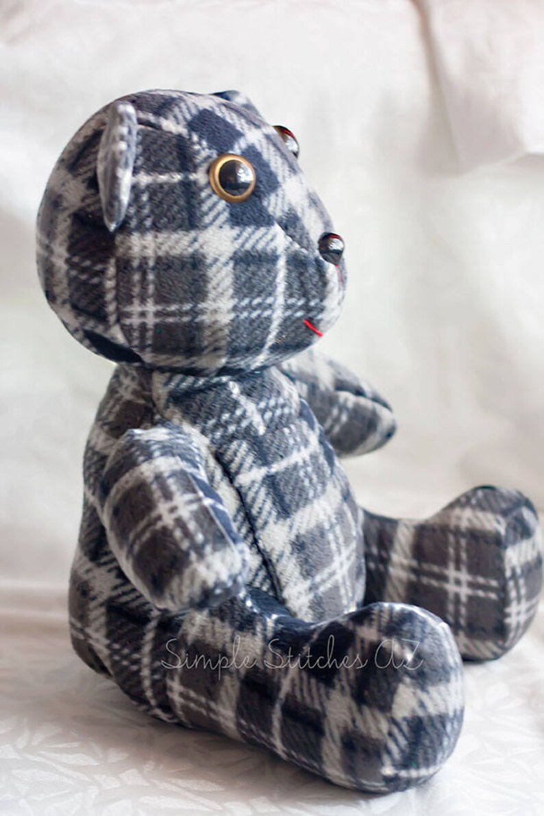 CUSTOM Melody Memory Bear Stuffed Memory Bear Memory Bear Custom Bear Funky Friends Factory Melody Bear Light Brown