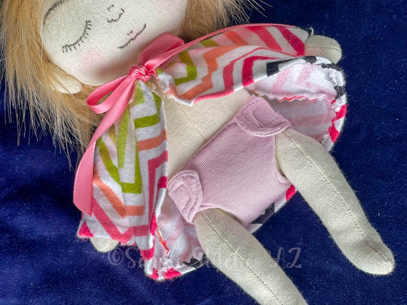 MADE TO ORDER Baby Boo Doll Fabric doll Soft Doll Toys Doll Custom Doll Baby Boo Doll Gingermelon Pattern image 5