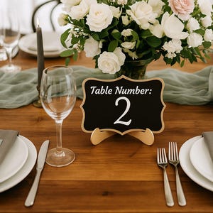 Hausgemachte Mini-Kreidetafeln Schilder - 20er-Pack gerahmte Holzplatzkarten mit Staffelei für Party, Buffet oder Hochzeitstischdekoration