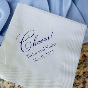 Tovaglioli personalizzati per matrimoni, baby shower, eventi, monogrammi personalizzati, logo, tovaglioli da cocktail stampati, tovaglioli per bevande da matrimonio, tovaglioli personalizzati per feste