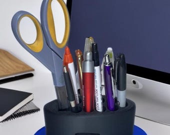 Große U-Boot Boomer Segel Stifthalter Schreibtisch Organizer, hält 9 Stifte Marker Plus