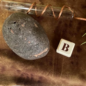 Rain Gauge on a Lake Superior Rock Base;  Choose a Specific Rock Base